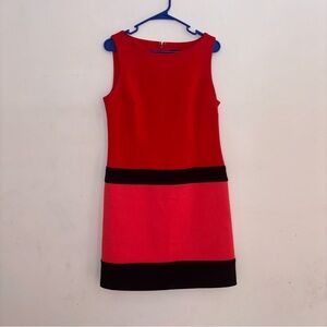 Laundry by Shelli Segal Colorblock Sheath Dress Size 10
